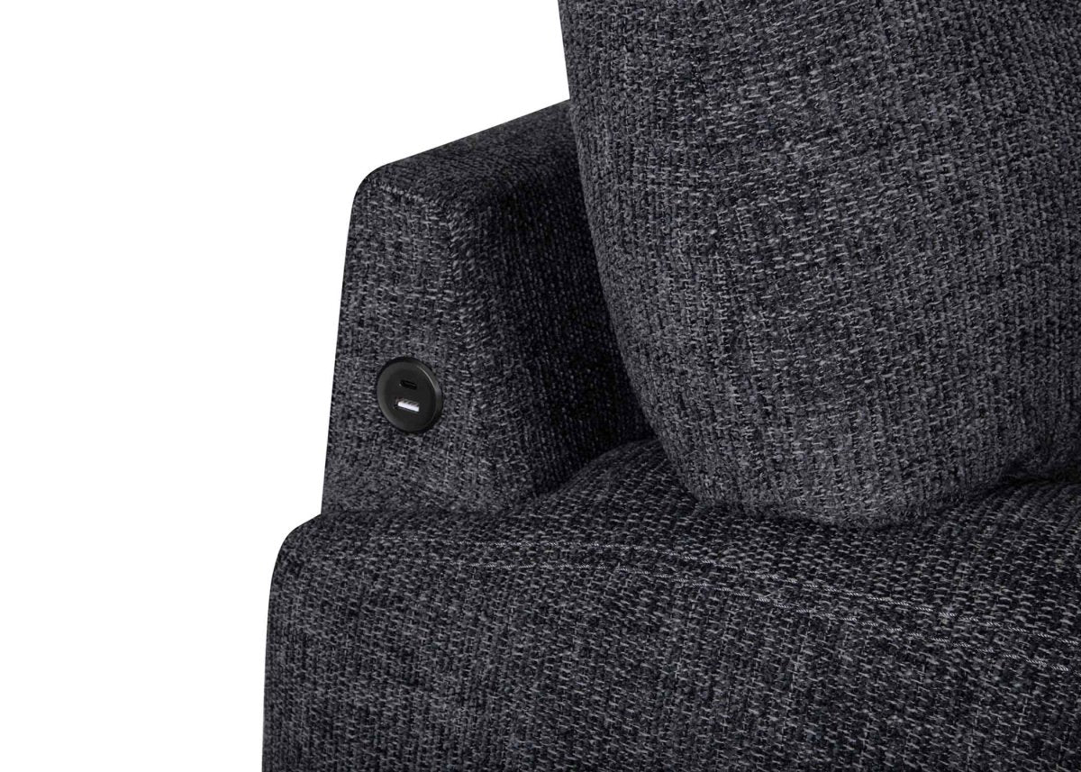 Collins Mandy Slate Sectional - WCC Furniture & Mattress Center Lafayette & Lake Charles