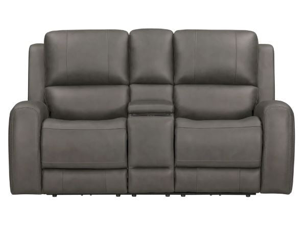 Cooke Autumn Fog Power Zero Gravity Tilt Console Loveseat - WCC Furniture & Mattress Center Lafayette & Lake Charles