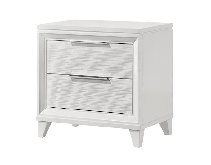 Cressida White Nightstand - WCC Furniture & Mattress Center Lafayette & Lake Charles