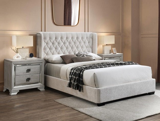 Daphne White Bed - WCC Furniture & Mattress Center Lafayette & Lake Charles