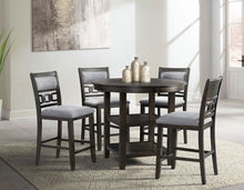 Load image into Gallery viewer, Amherst Dark 5 Piece Counter Height Dining Set
