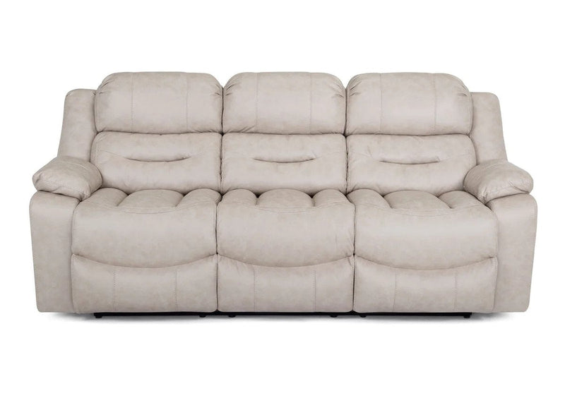 Decker Easter Buff Reclining Sofa - WCC Furniture & Mattress Center Lafayette & Lake Charles