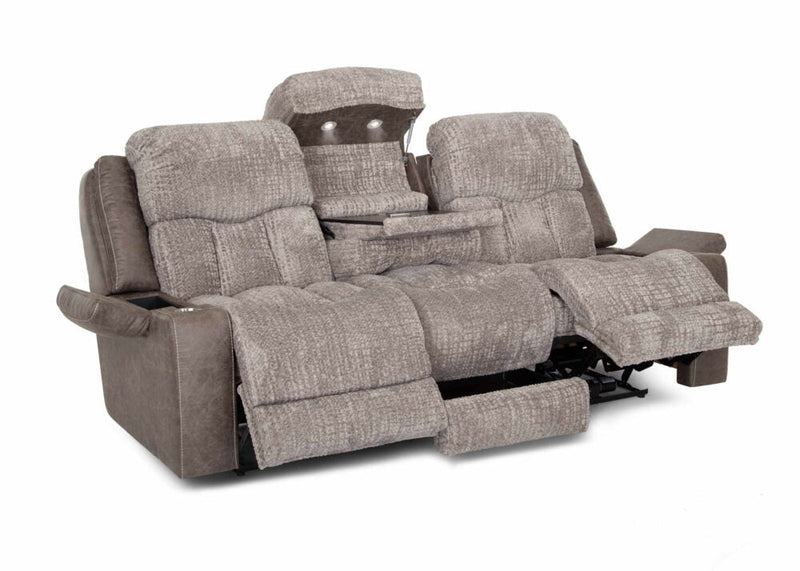Denali Two - Tone Power Reclining Sofa w/ Massage - WCC Furniture & Mattress Center Lafayette & Lake Charles
