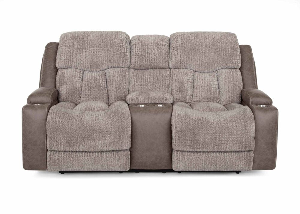 Denali Two-Tone Power Reclining Loveseat w/Massage