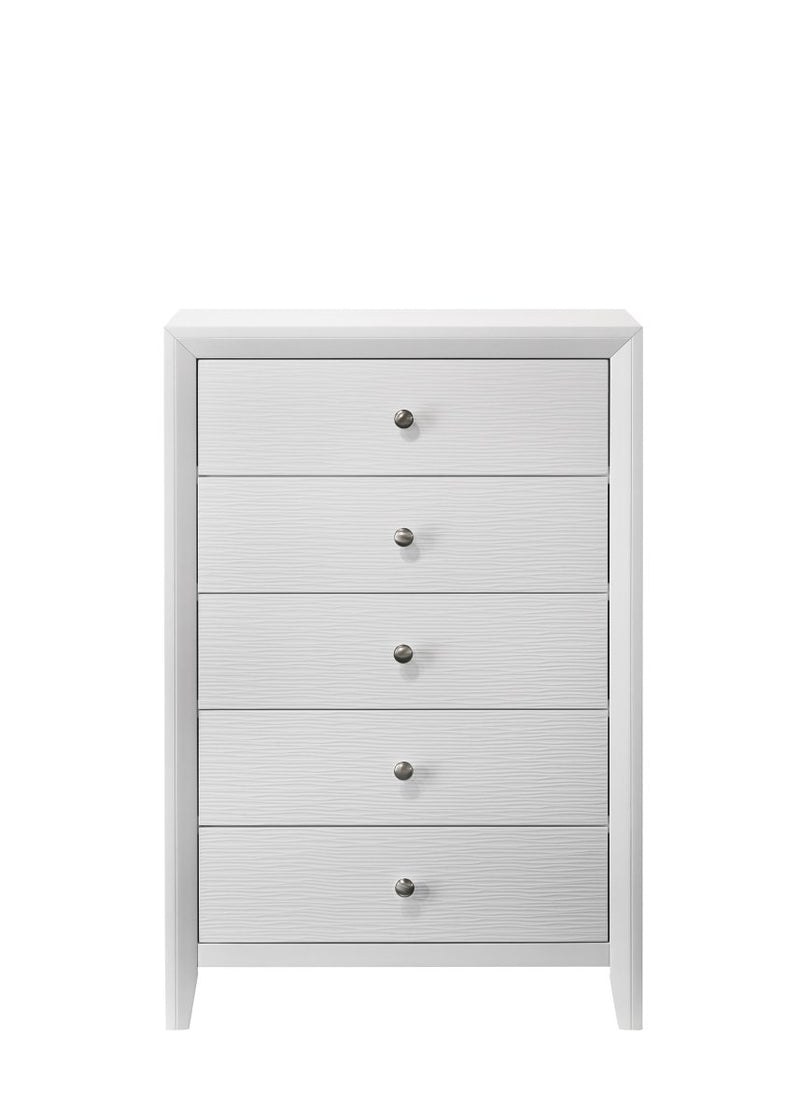 Denker Evan White Chest - WCC Furniture & Mattress Center Lafayette & Lake Charles