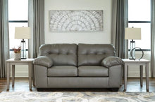 Load image into Gallery viewer, Donlen Gray Sofa &amp; Loveseat

