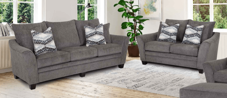 Eastbrook Shasta Charcoal Sofa & Loveseat - WCC Furniture & Mattress Center Lafayette & Lake Charles