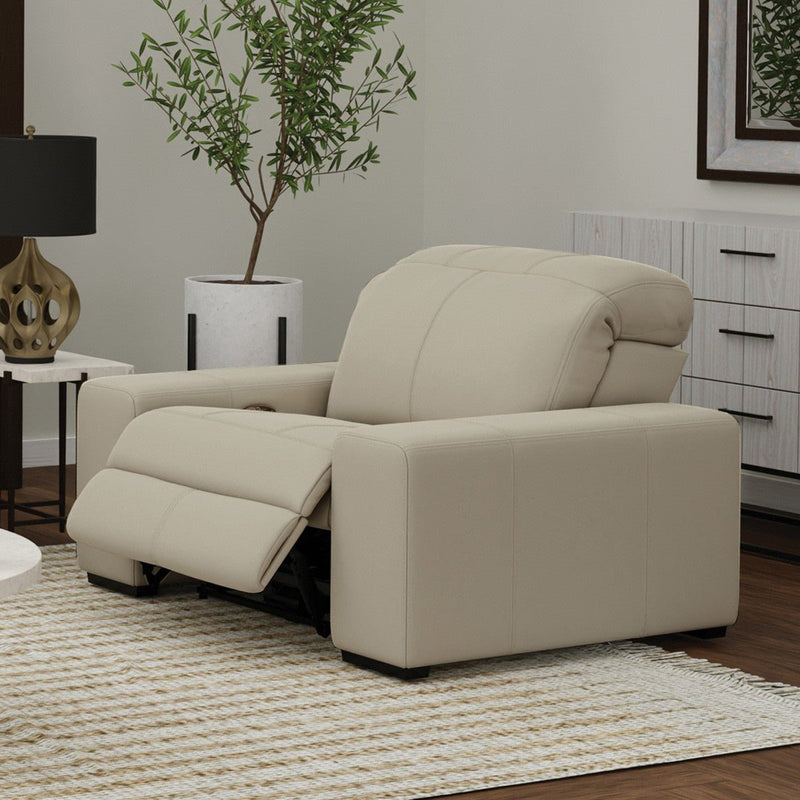 Ferrara Smoke Power Recliner - WCC Furniture & Mattress Center Lafayette & Lake Charles