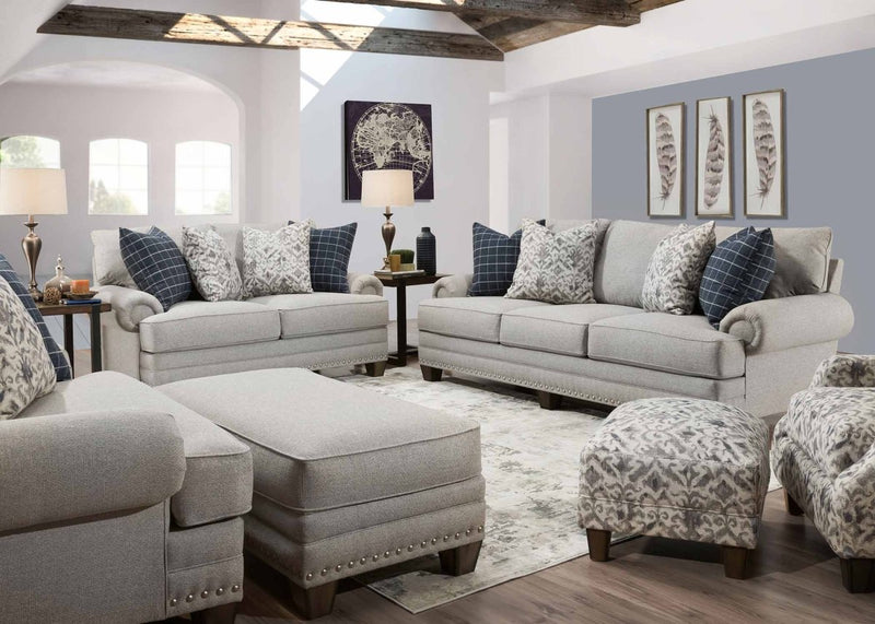 Fletcher Barnabas Mushroom Sofa & Loveseat - WCC Furniture & Mattress Center Lafayette & Lake Charles