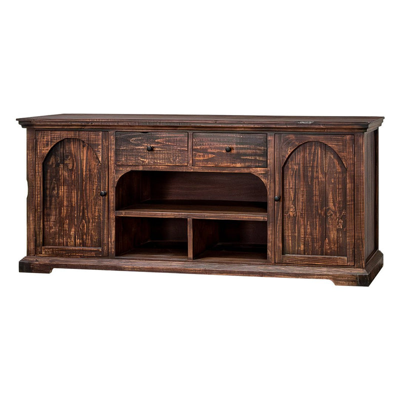 Frisco Large Amber Brown Console - WCC Furniture & Mattress Center Lafayette & Lake Charles