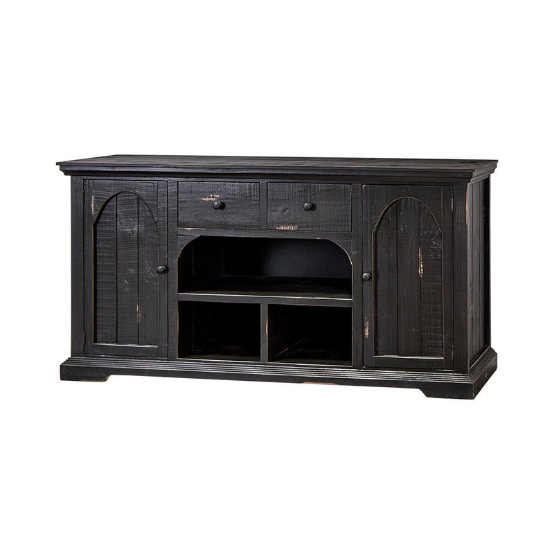 Frisco Medium Limousine Black Console - WCC Furniture & Mattress Center Lafayette & Lake Charles