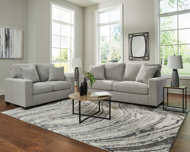 Greenbriar Smoke Sofa & Loveseat - WCC Furniture & Mattress Center Lafayette & Lake Charles