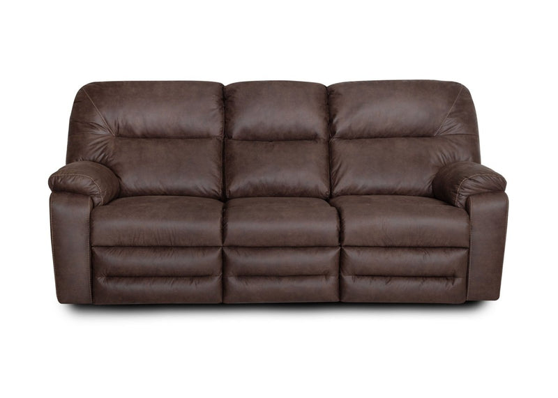 Holden Osbourne Walnut Reclining Sofa - WCC Furniture & Mattress Center Lafayette & Lake Charles