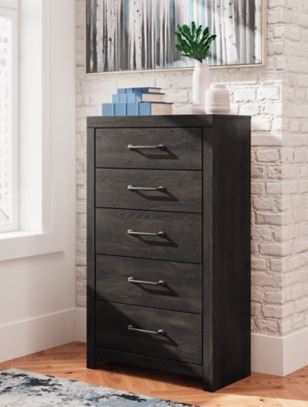 Hollivern Dark Grey Chest – WCC Furniture & Mattress Center
