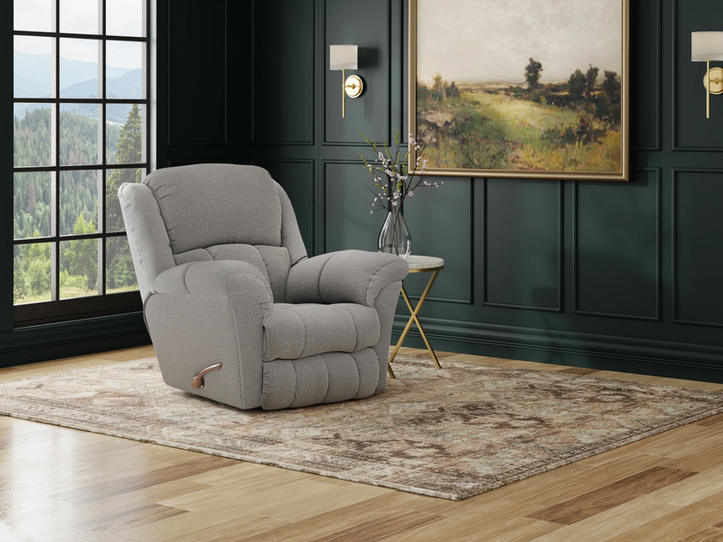 Blarney Silver Recliner w/ Heat & Massage