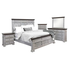 Load image into Gallery viewer, Bella Castello Gray Queen Bed
