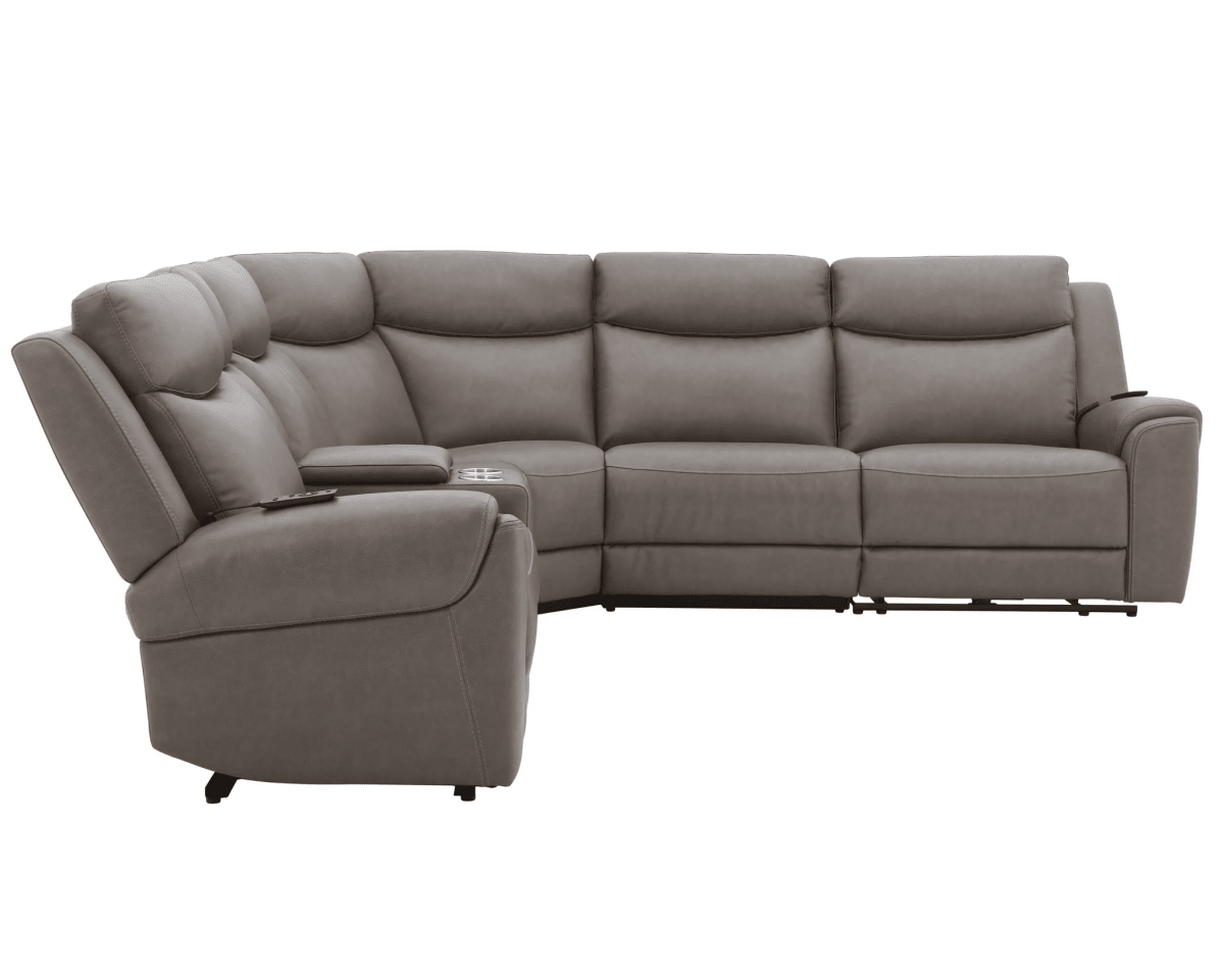 Imelda Dark Granite 6 Piece Power Reclining Sectional - WCC Furniture & Mattress Center Lafayette & Lake Charles