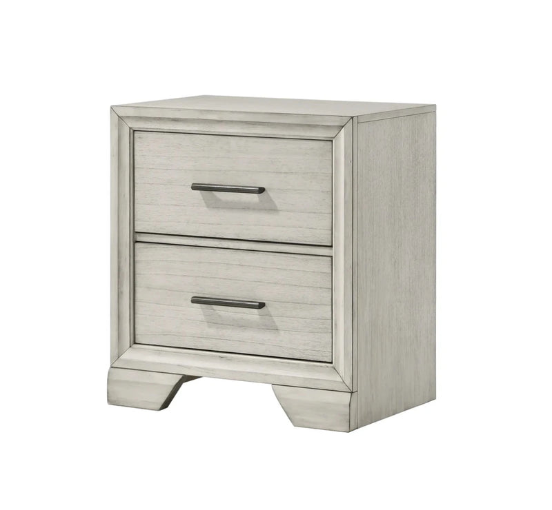 Jaymes White Mist Nightstand - WCC Furniture & Mattress Center Lafayette & Lake Charles