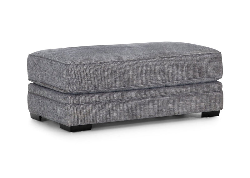 Juno Crosby Denim Ottoman - WCC Furniture & Mattress Center Lafayette & Lake Charles