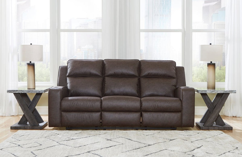 Lavenhorne Umber Reclining Sofa - WCC Furniture & Mattress Center Lafayette & Lake Charles