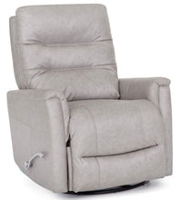 Load image into Gallery viewer, Leo Jester Silver Swivel Glider Recliner
