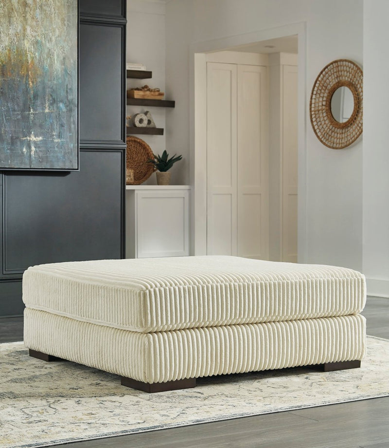Lindyn Ivory Oversized Ottoman - WCC Furniture & Mattress Center Lafayette & Lake Charles