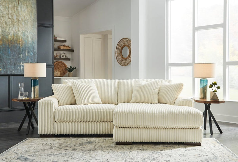 Lindyn Ivory RAF Sofa Chaise - WCC Furniture & Mattress Center Lafayette & Lake Charles