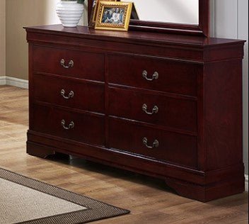Louis Philip Cherry Dresser - WCC Furniture & Mattress Center Lafayette & Lake Charles