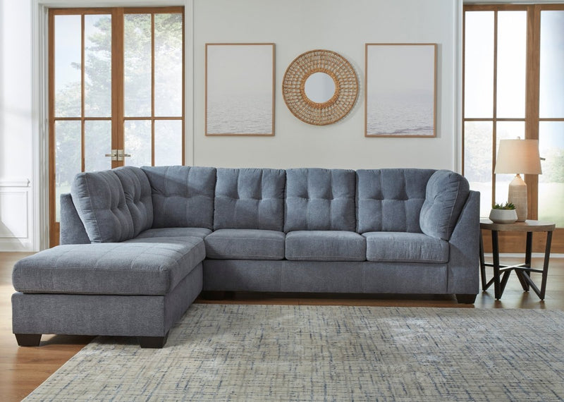 Marleton Denim LAF Chaise Sectional - WCC Furniture & Mattress Center Lafayette & Lake Charles