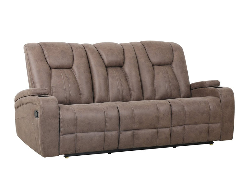 Marlow Sand Manual Reclining Sofa - WCC Furniture & Mattress Center Lafayette & Lake Charles