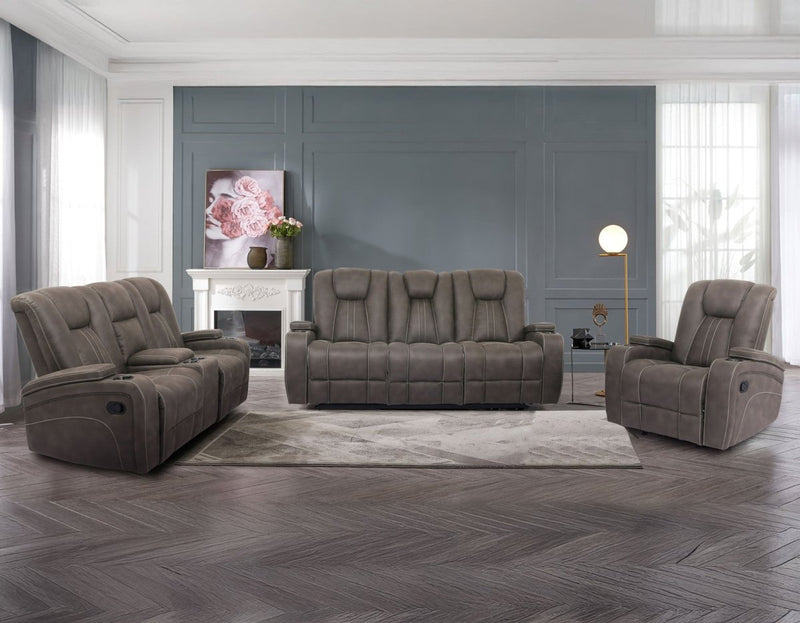 Marlow Sand Manual Reclining Sofa & Loveseat - WCC Furniture & Mattress Center Lafayette & Lake Charles
