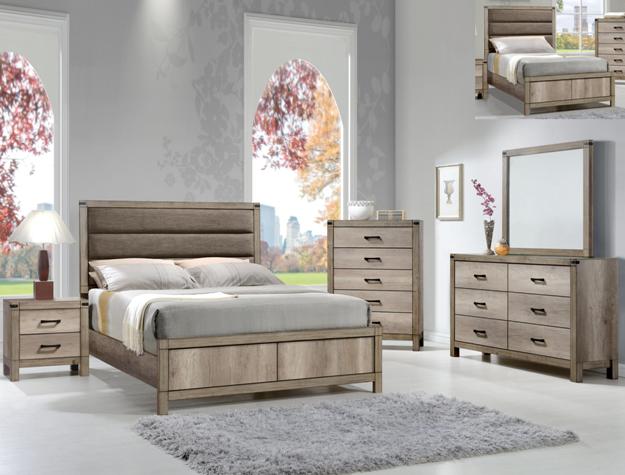 Matteo Bed, Dresser & Mirror - WCC Furniture & Mattress Center Lafayette & Lake Charles