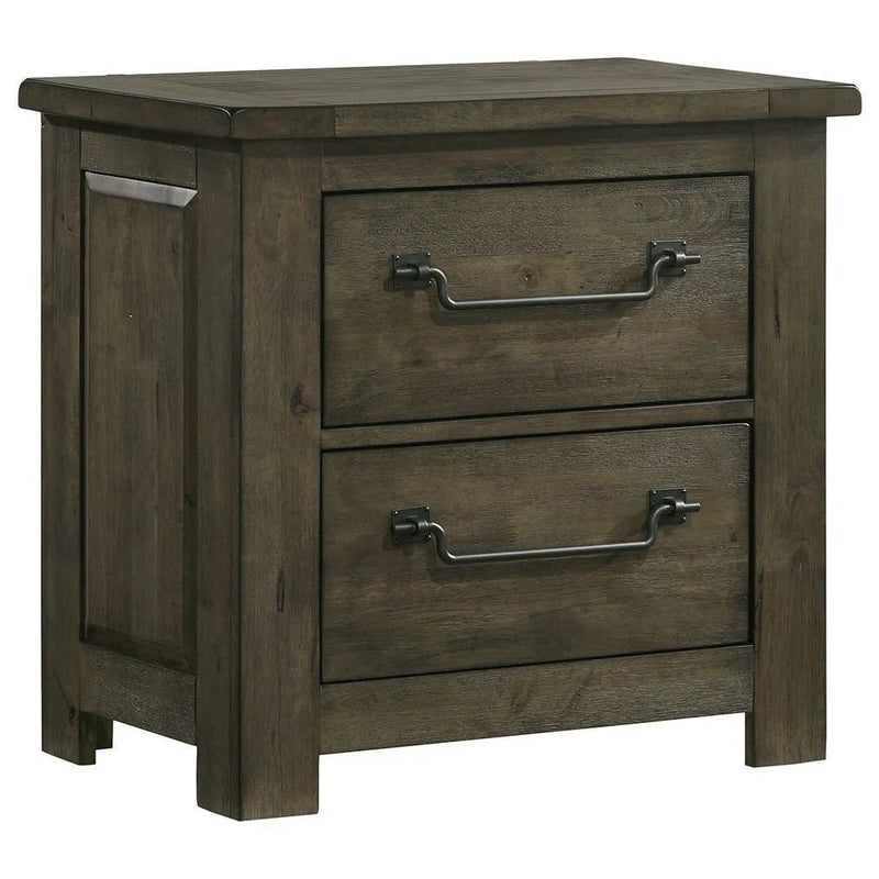 Maverick Grey Nightstand - WCC Furniture & Mattress Center Lafayette & Lake Charles