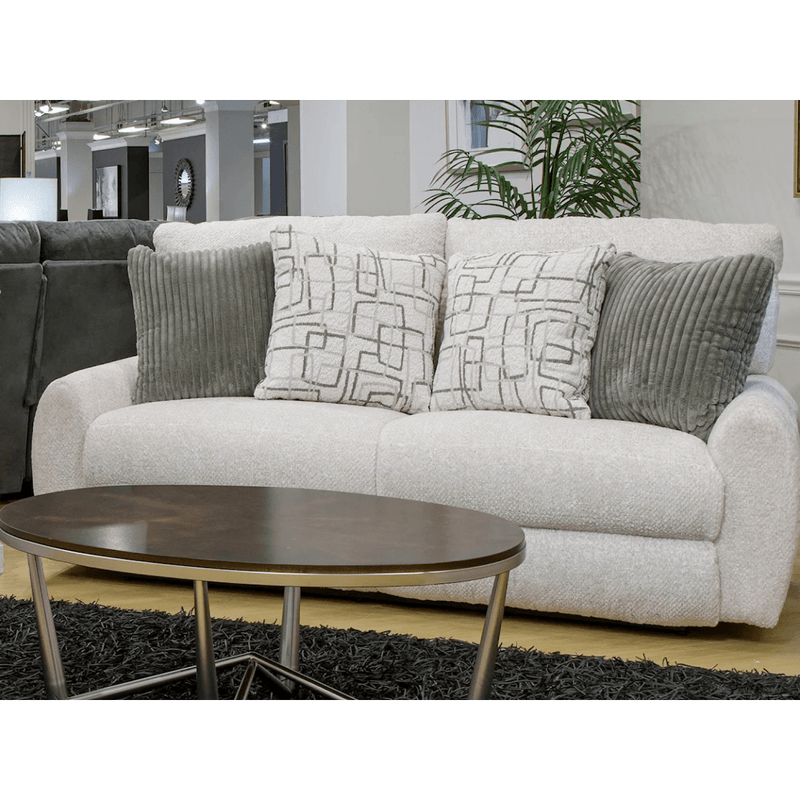 Maxwell Cream Power Reclining Sofa & Loveseat - WCC Furniture & Mattress Center Lafayette & Lake Charles