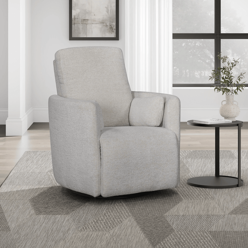 Melba Mascarpone Swivel Glider Recliner - WCC Furniture & Mattress Center Lafayette & Lake Charles