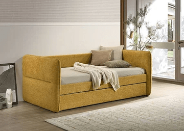 Philipa Gold Daybed w/Trundle - WCC Furniture & Mattress Center Lafayette & Lake Charles