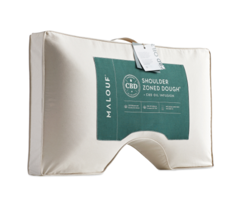 Shoulder Zoned Dough CBD King Mid Loft Pillow