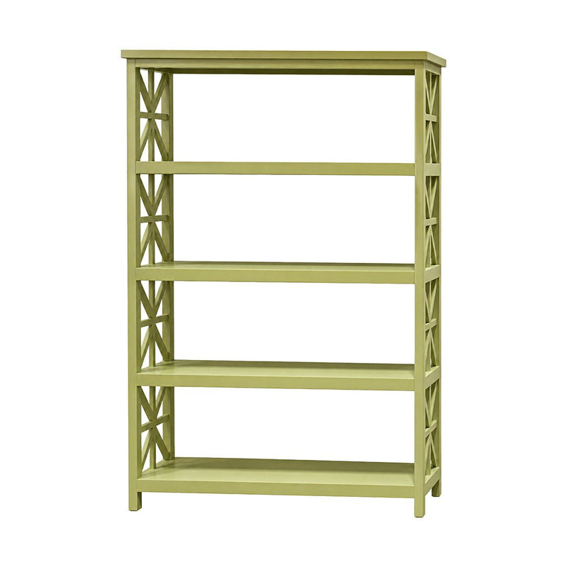 Powers Fern Green Bookcase - WCC Furniture & Mattress Center Lafayette & Lake Charles