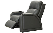 Load image into Gallery viewer, Reliever Gunmetal Power Lay Flat Recliner with Massage and Zero G Recline
