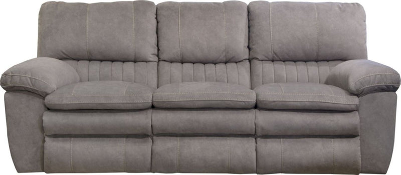 Reyes Graphite Reclining Sofa - WCC Furniture & Mattress Center Lafayette & Lake Charles