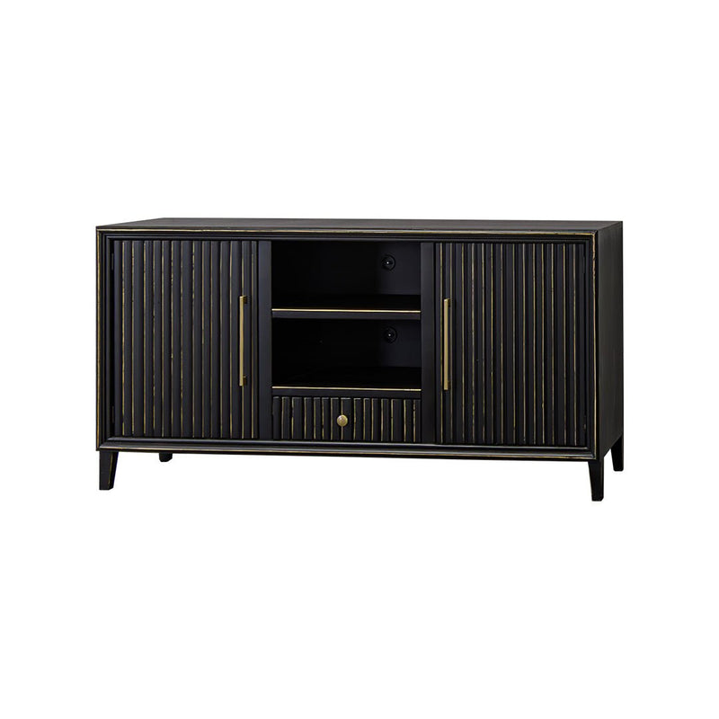 Riley 65" Golden Black TV Stand Console - WCC Furniture & Mattress Center Lafayette & Lake Charles