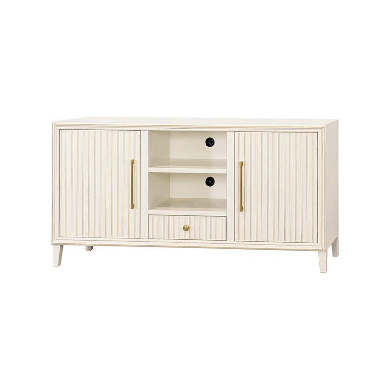 Riley 65" Golden White TV Stand Console - WCC Furniture & Mattress Center Lafayette & Lake Charles