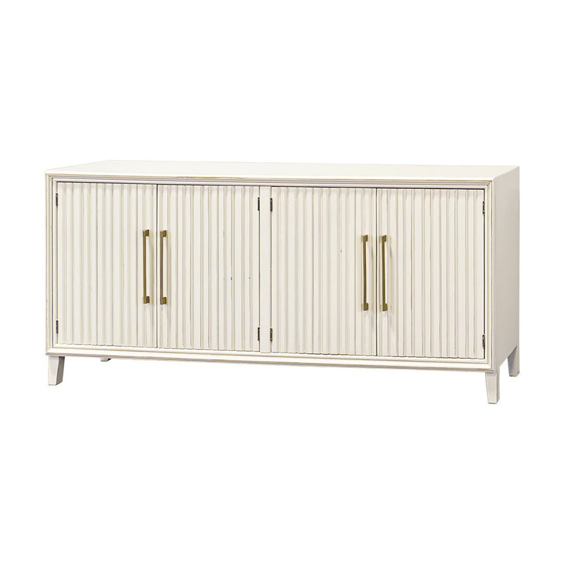 Riley 72" Golden White Console Cabinet - WCC Furniture & Mattress Center Lafayette & Lake Charles