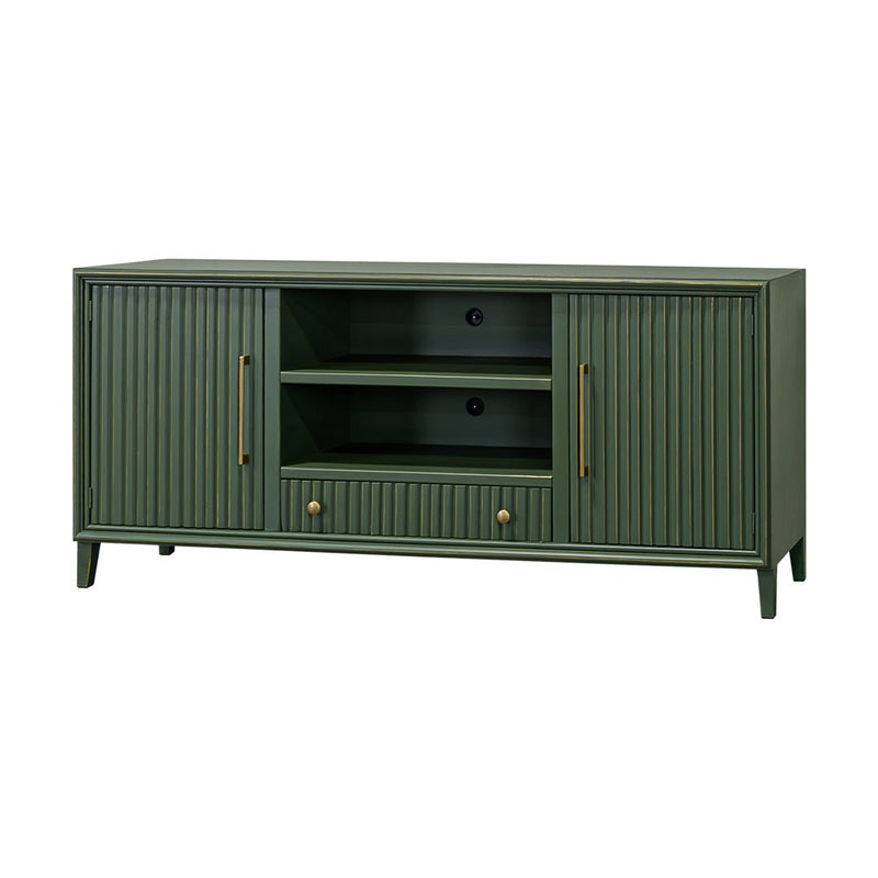 Riley 75" Golden Green TV Stand Console - WCC Furniture & Mattress Center Lafayette & Lake Charles