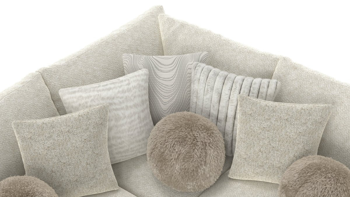 Ritzy Bone L - Shape Sectional - WCC Furniture & Mattress Center Lafayette & Lake Charles