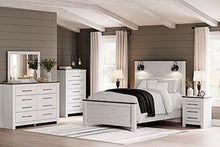 Load image into Gallery viewer, Schoenberg King Panel Bed, Dresser &amp; Mirror
