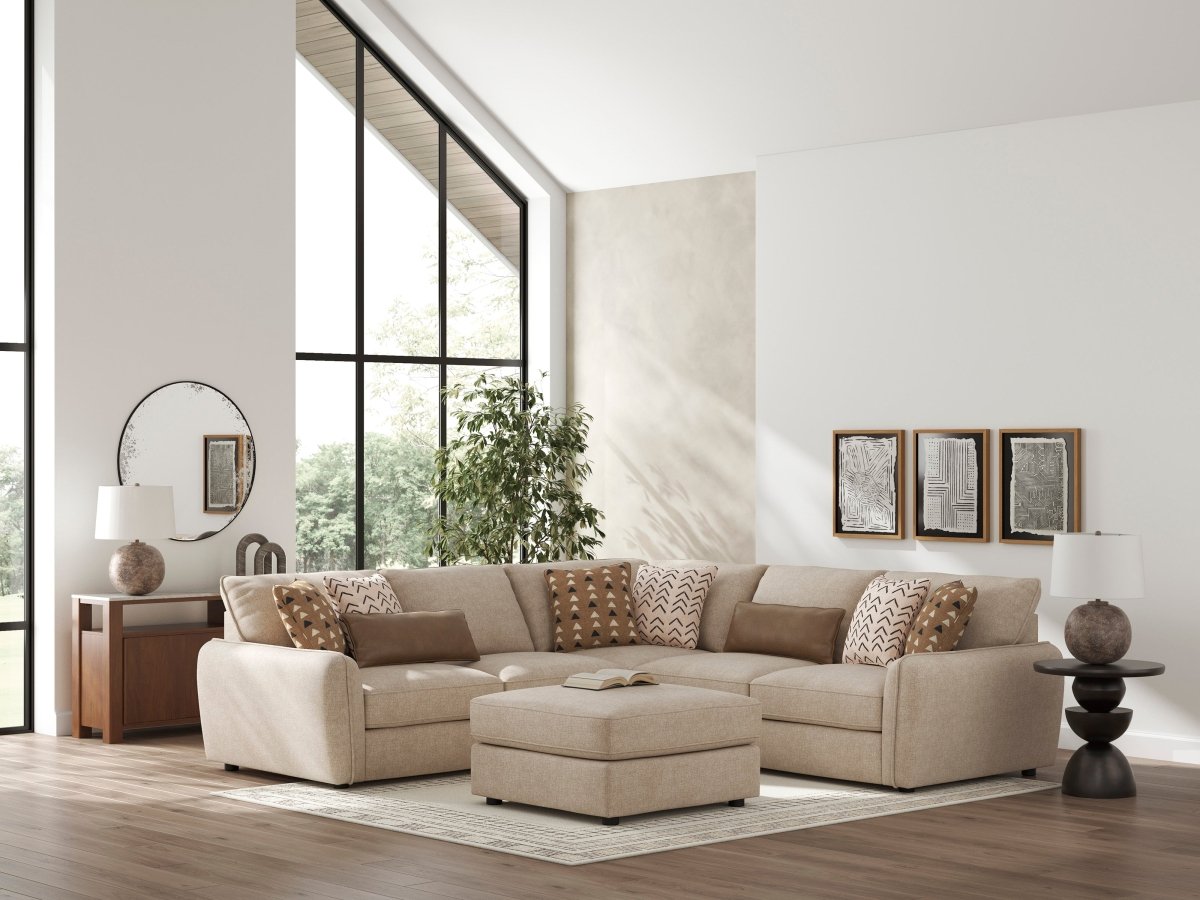 Seyler Sand Sectional - WCC Furniture & Mattress Center Lafayette & Lake Charles