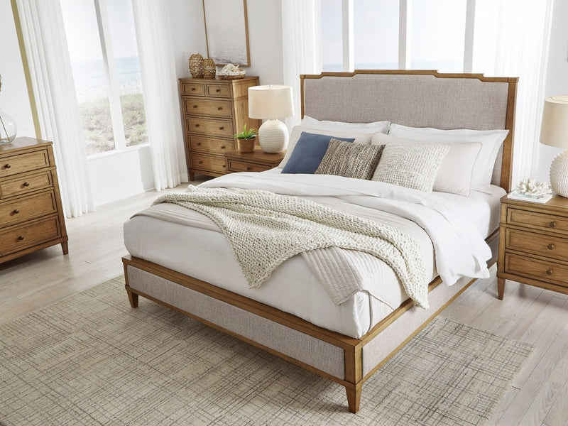 Sharlance Light Brown Upholstered Bed - WCC Furniture & Mattress Center Lafayette & Lake Charles