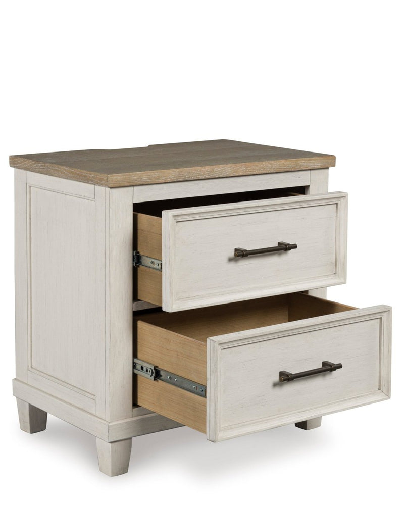 Shaybrock Two Tone Nightstand - WCC Furniture & Mattress Center Lafayette & Lake Charles