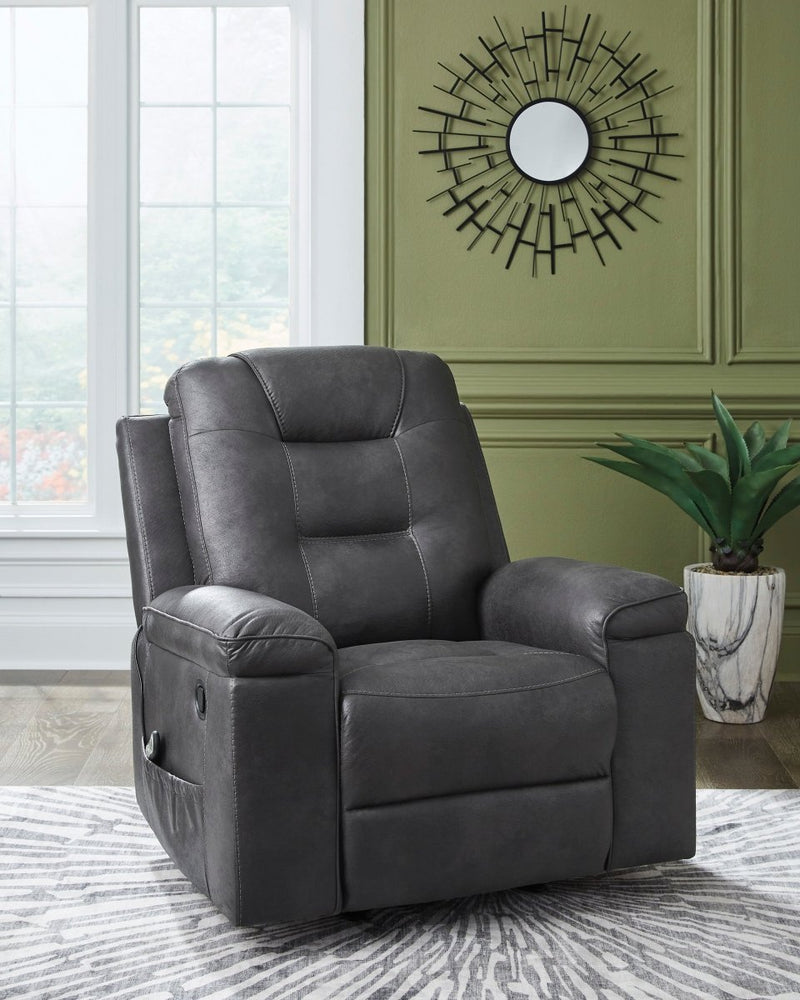 Stockworth Granite Rocker Recliner - WCC Furniture & Mattress Center Lafayette & Lake Charles